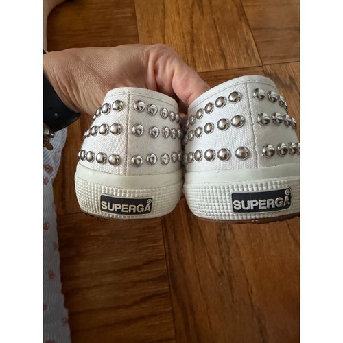 Women's Superga Custom Studded Sneakers, EUC, Size 10 - photo 2
