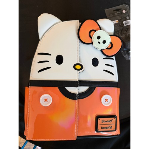 Hello Kitty Loungefly Halloween Backpack & Keychain NYCC 2024
