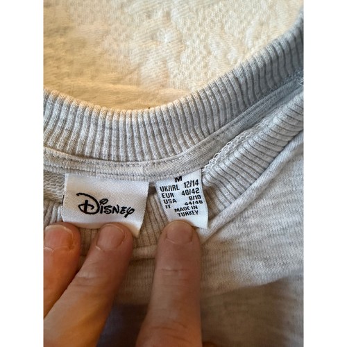 Disney Stitch light gray sweatshirt, Size Medium, GUC - photo 2