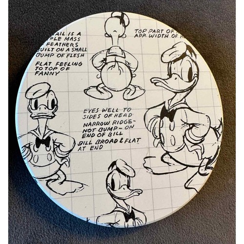Disney Ceramic Original Characters Sketch Style Coasters, Set of - photo 5