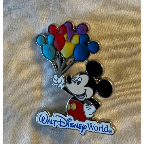 WDW Mickey Mouse Holding Main Street Mickey Balloons Pin