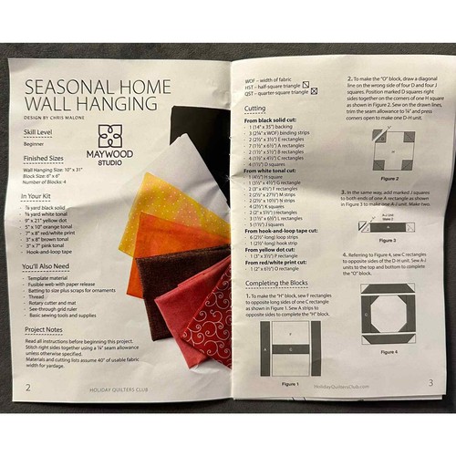 Annie's Holiday Quilters Club: Seasonal Home Wall Hanging - photo 5