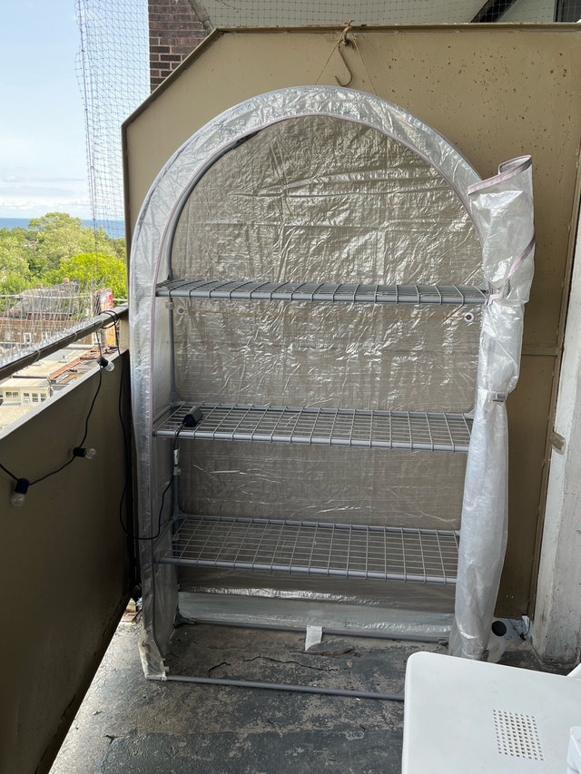 Greenhouse IKEA Asparen (fits small balcony!)