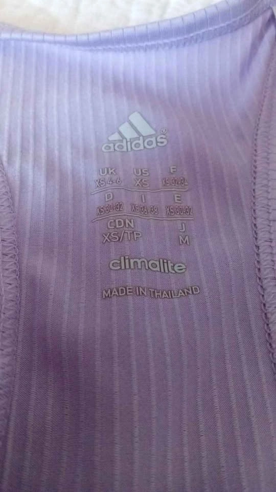 Adidas Climalite Racerback Tank Top Size XS - photo 2
