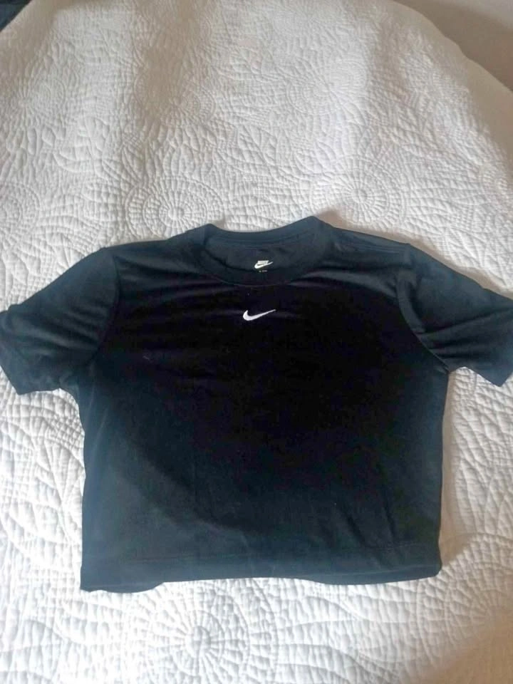 Nike Black Crop Top