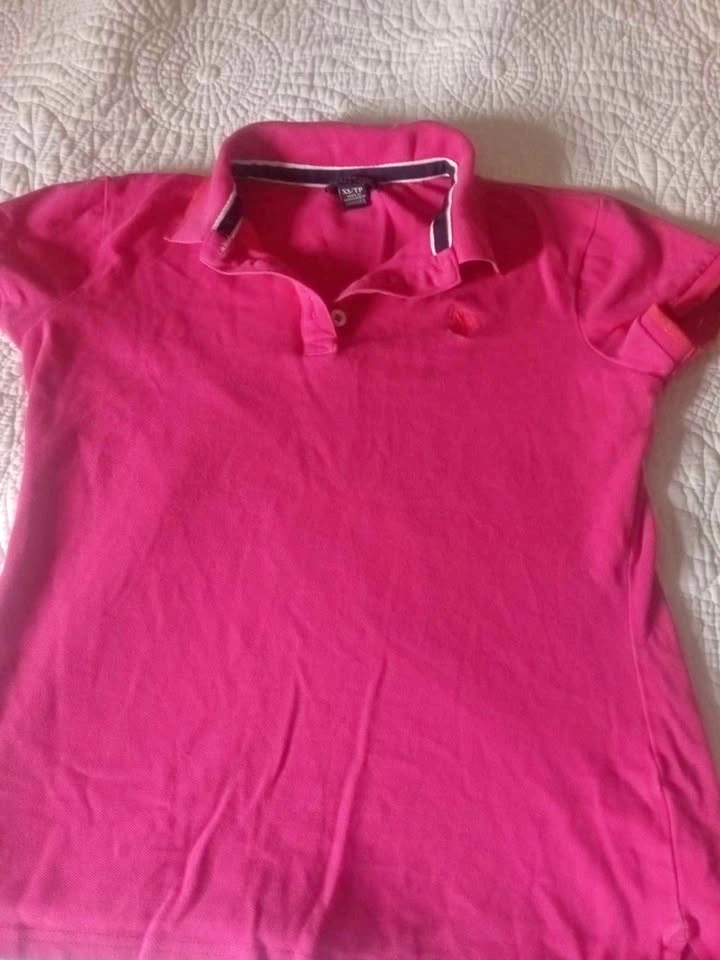 U.S. Polo Assn. Pink Polo Shirt