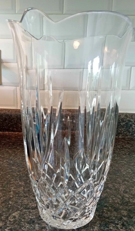 Crystal Cut Glass Vase