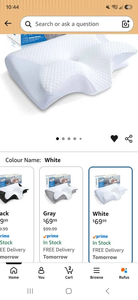 Memory Foam Neck Pillow - photo 2