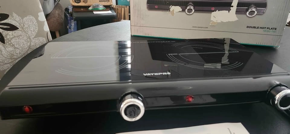 Double Burner Electric Cooktop 🛑 Almost NEW - photo 3