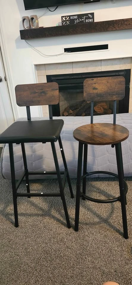 2 New Bar Stools - Different Styles - photo 2