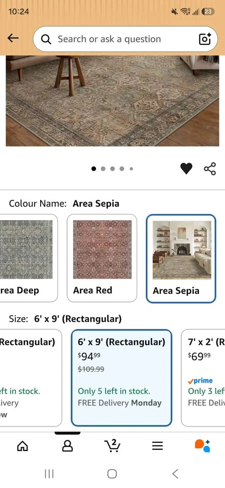 Area Rug 6x9 NEW - photo 2