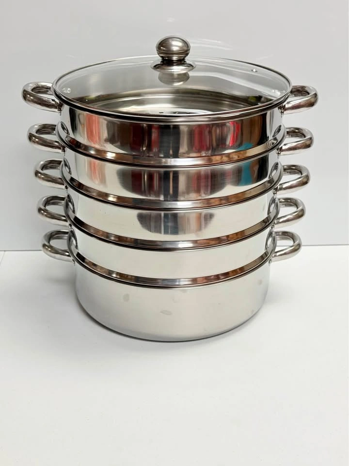 Premium 5-Layer Stainless Steel Steamer Pot Set