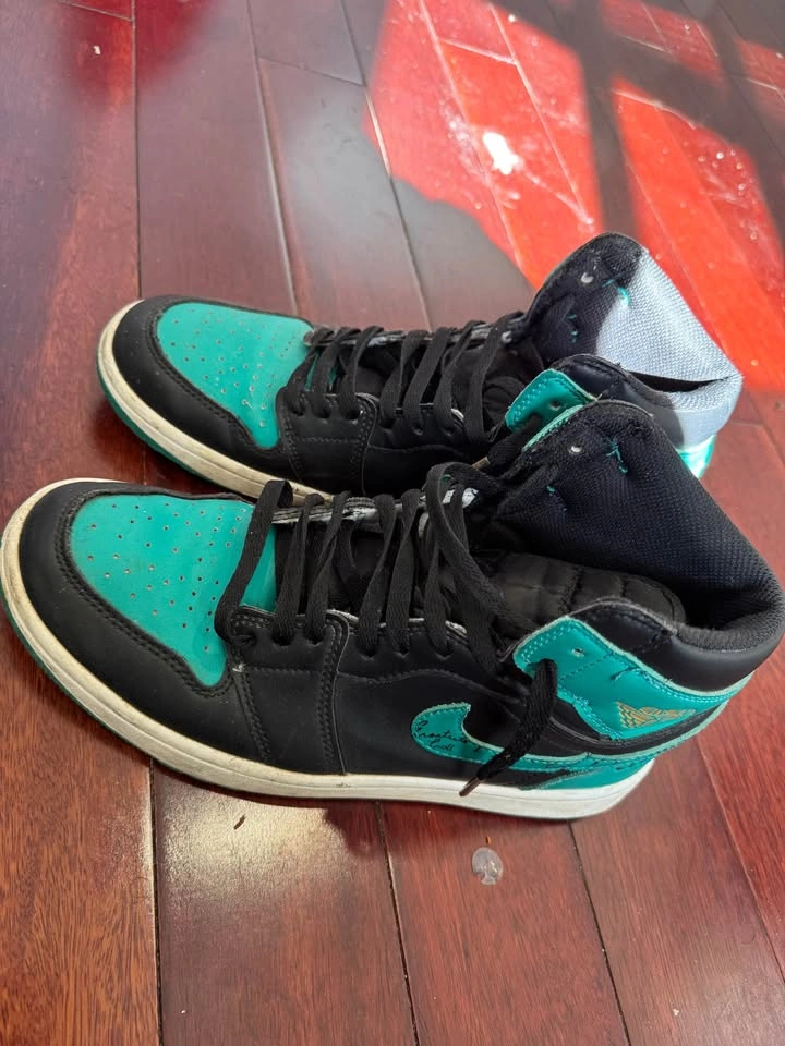 Nike Air Jordan 1 High Tiffany Teal and Black - photo 2