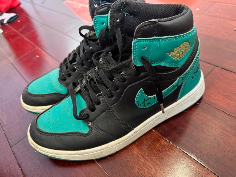 Nike Air Jordan 1 High Tiffany Teal and Black - photo 3