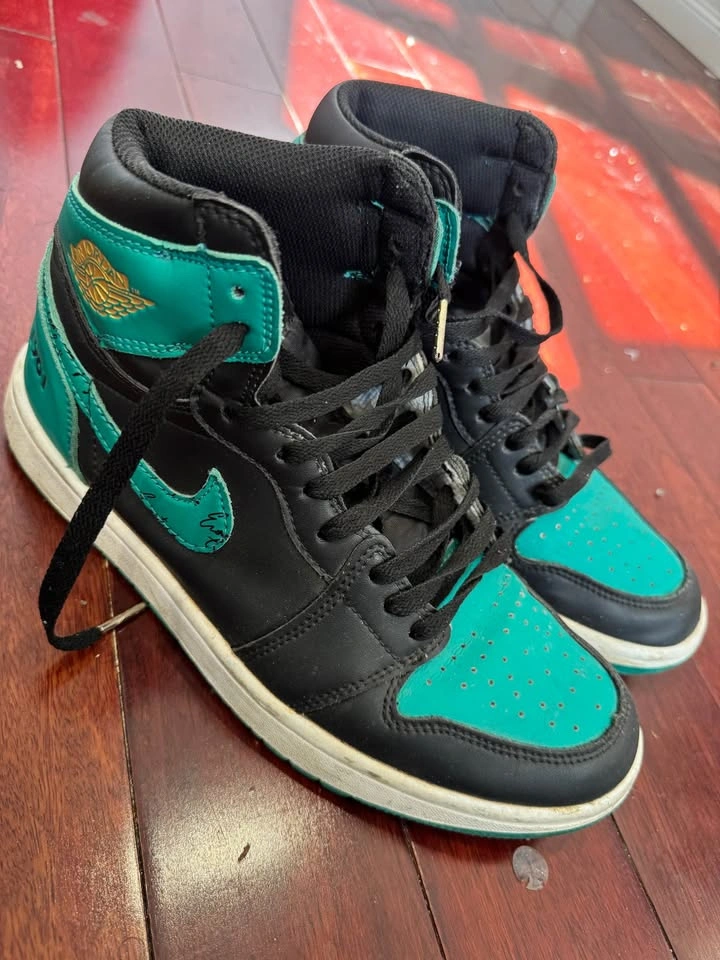 Nike Air Jordan 1 High Tiffany Teal and Black - photo 4
