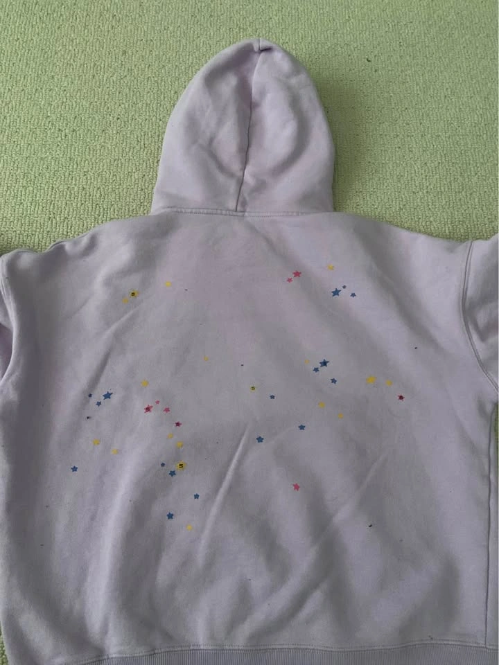 Sp5der Acai Hoodie Purple - photo 3