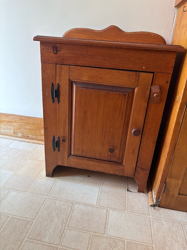 Solid Wood Nightstand or kitchen cabinet