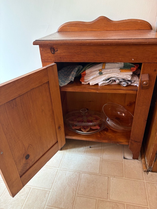 Solid Wood Nightstand or kitchen cabinet - photo 2