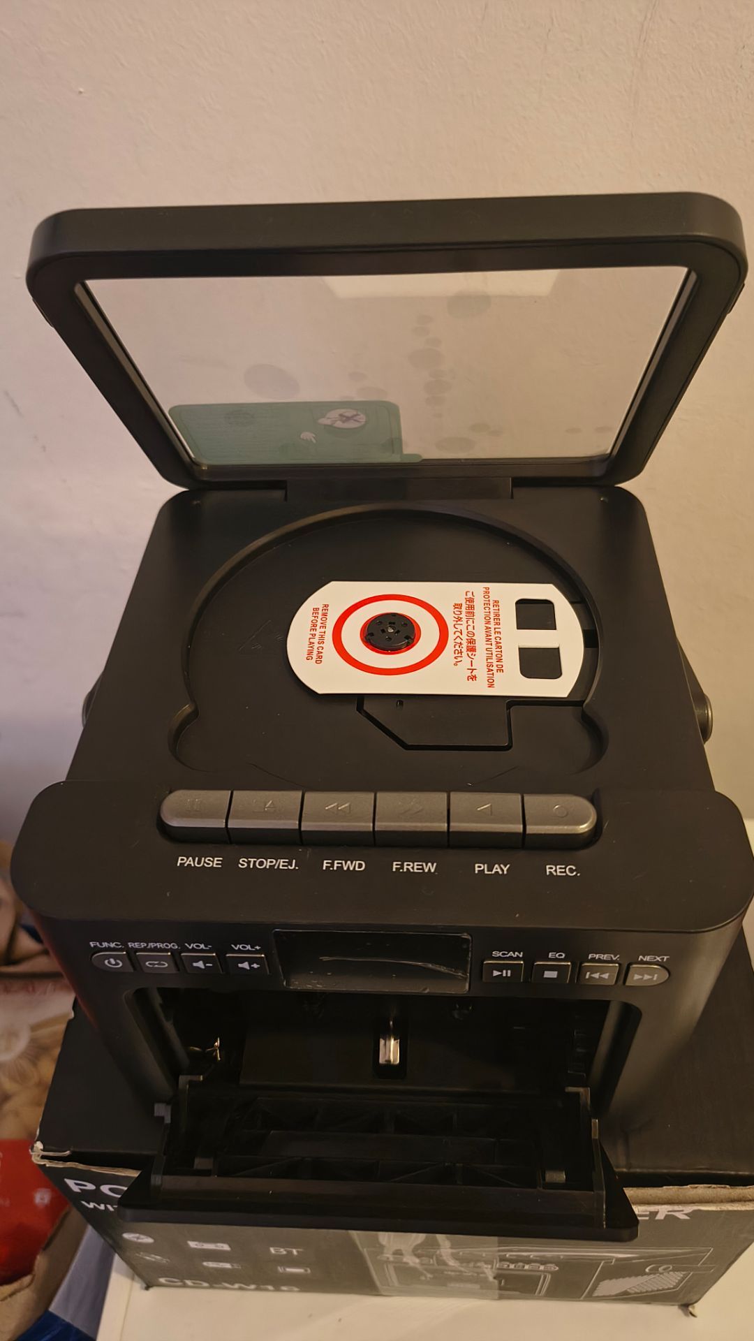 Portable Bluetooth Radio CD Cassette Player - photo 3