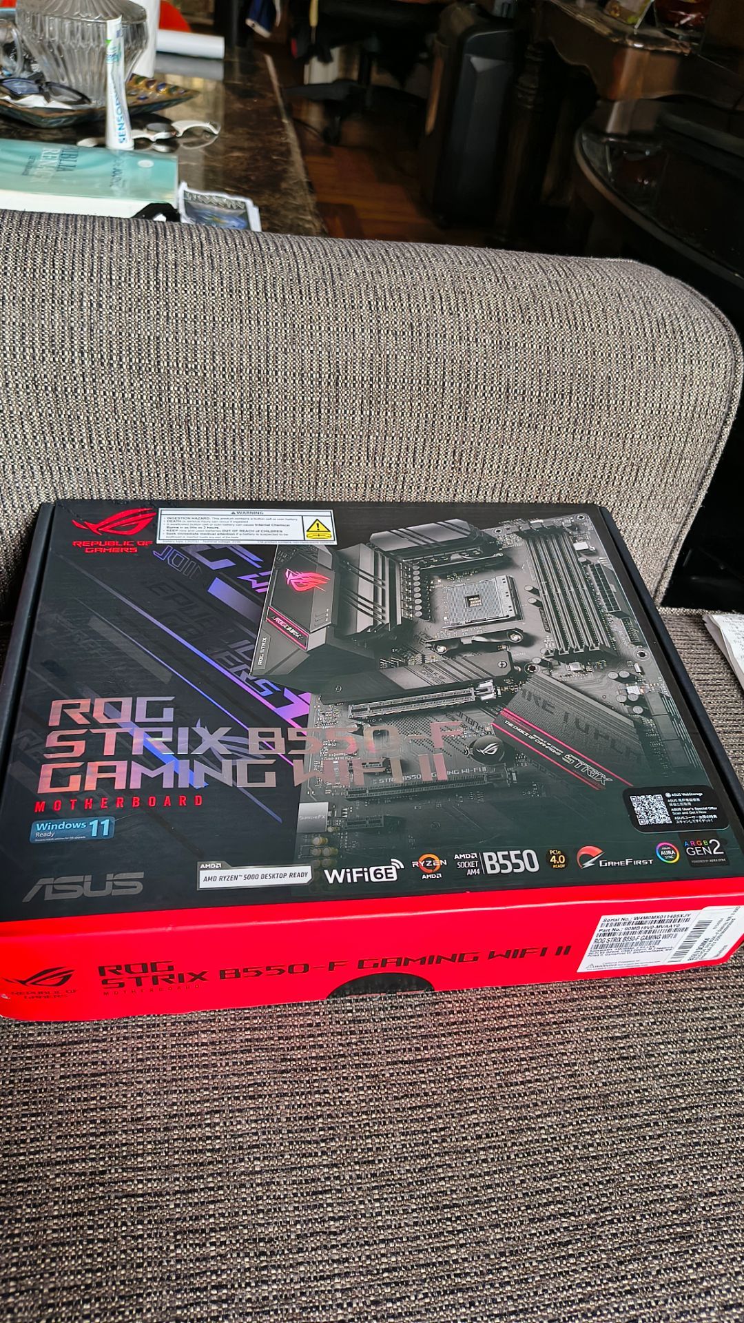 ASUS ROG Strix B550-F Gaming Motherboard