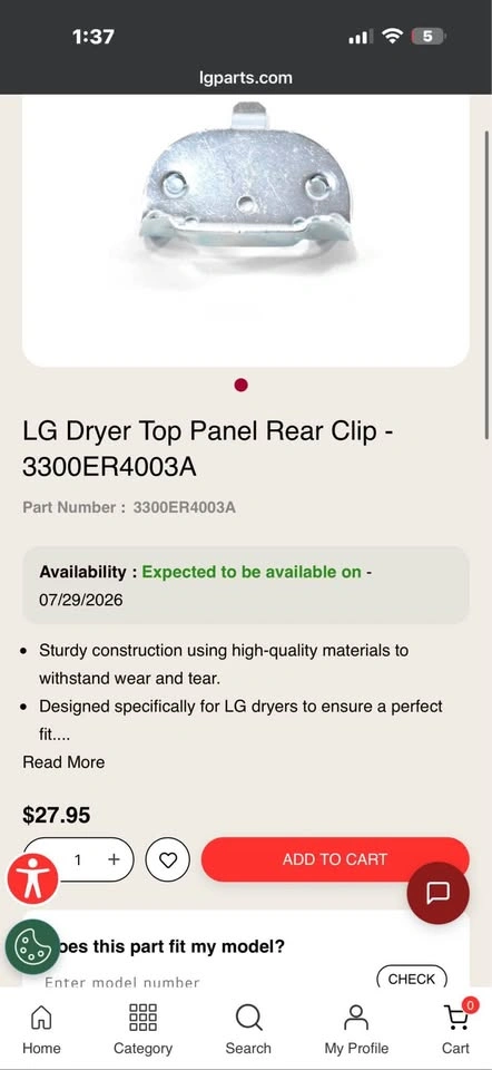 oven and dryer parts - photo 5