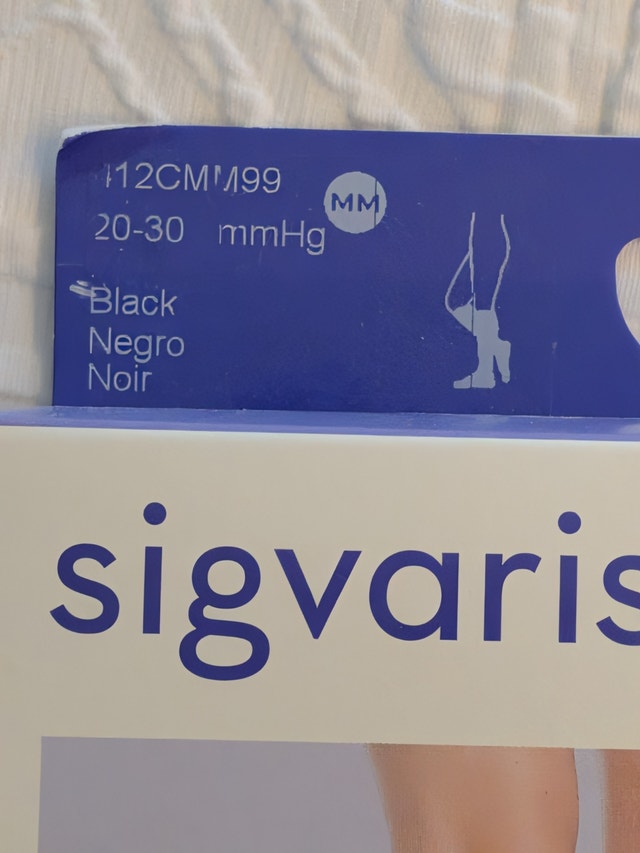 Sigvaris Motion High Tech Medical Compression Socks in Black - photo 3