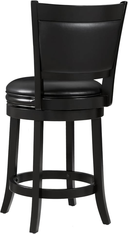 Huasen HSA-1102B-1 Bar Stool, Black - photo 2