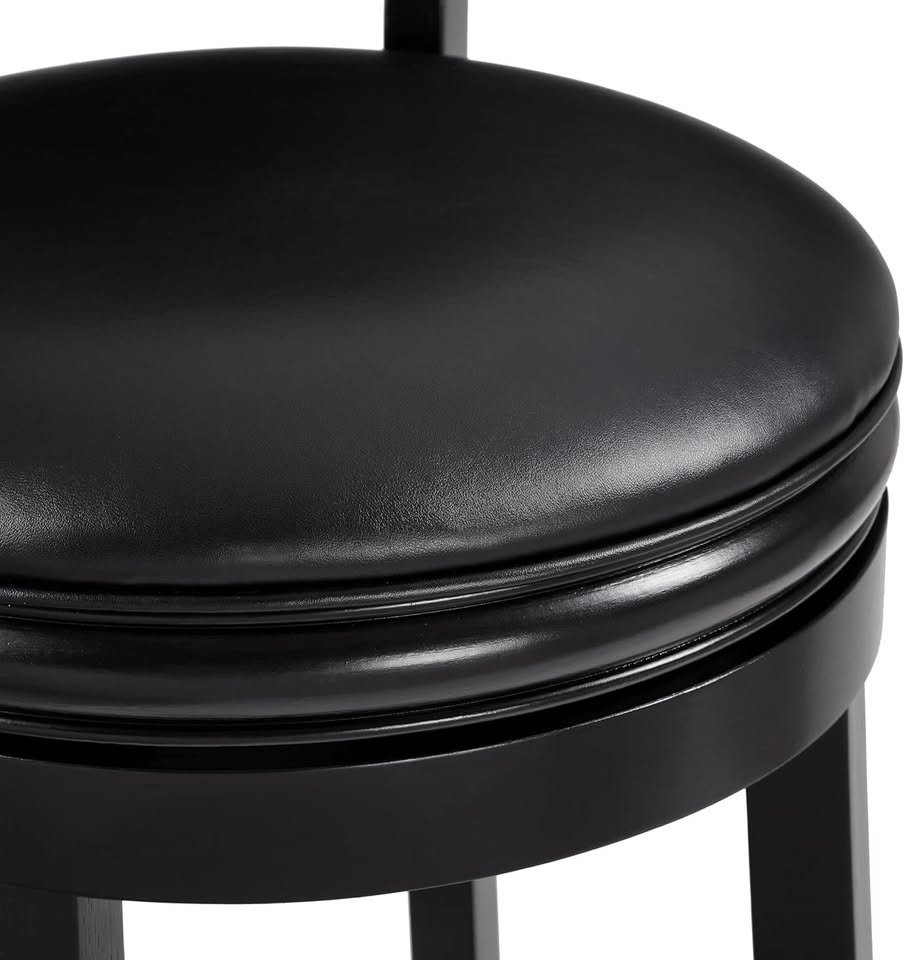 Huasen HSA-1102B-1 Bar Stool, Black - photo 3