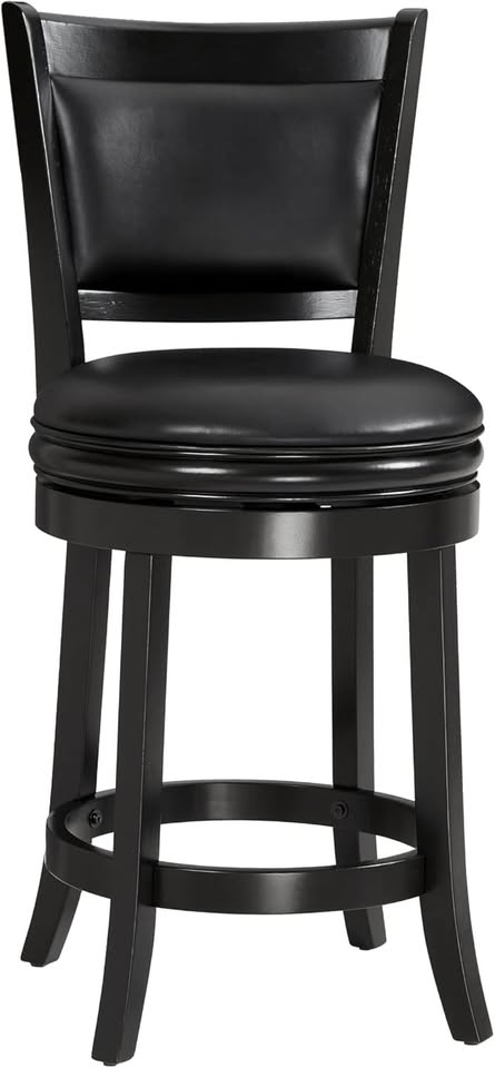 Huasen HSA-1102B-1 Bar Stool, Black - photo 4