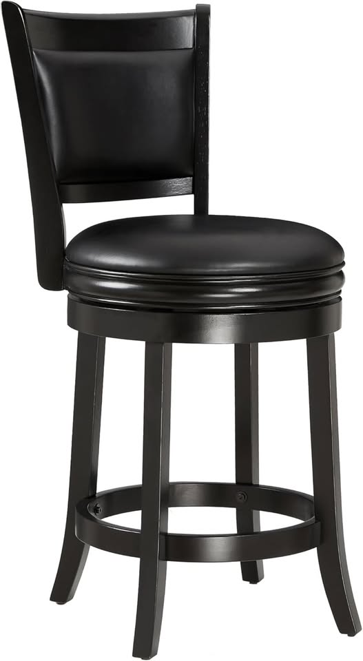 Huasen HSA-1102B-1 Bar Stool, Black - photo 5
