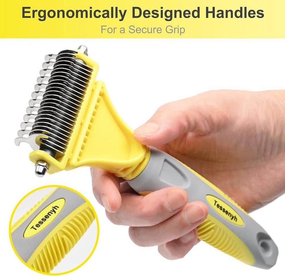 Pet Grooming Rake Undercoat Deshedding Tool - photo 4