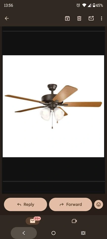 2 Brand New Pro Premier 52" Ceiling Fans