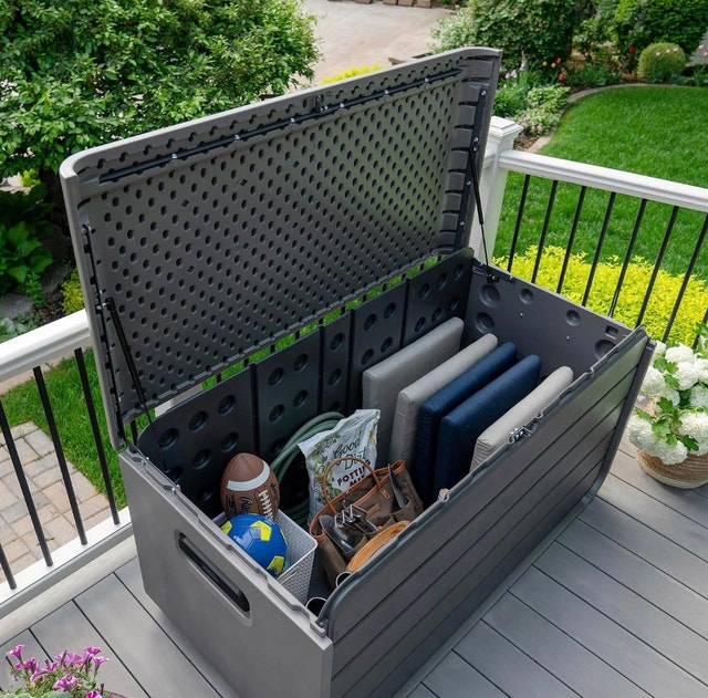 Brand New Lifetime Deck Box Backyard Patio Storage - photo 2