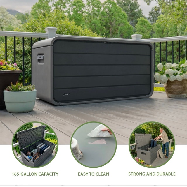 Brand New Lifetime Deck Box Backyard Patio Storage - photo 3