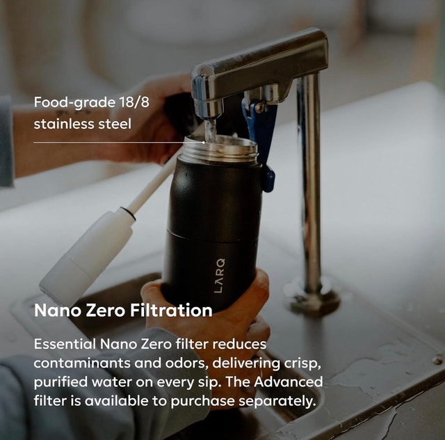 Brand New LARQ PureVis 2 Smart Purifying Water Bottle - Black - photo 5