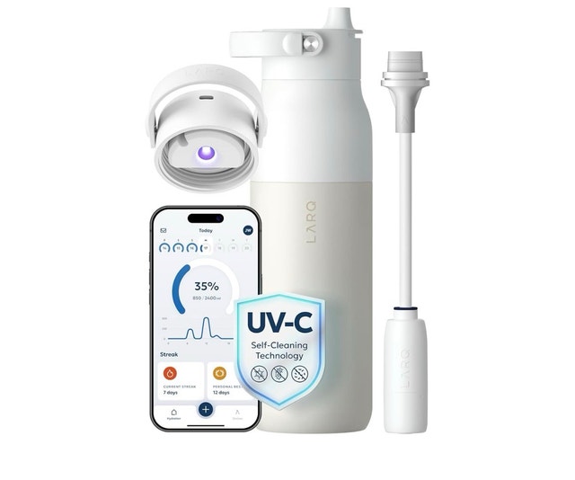 Brand New LARQ PureVis 2 Smart Purifying Water Bottle - White
