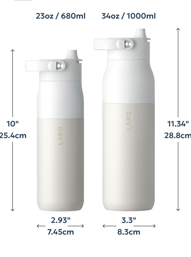 Brand New LARQ PureVis 2 Smart Purifying Water Bottle - White - photo 3