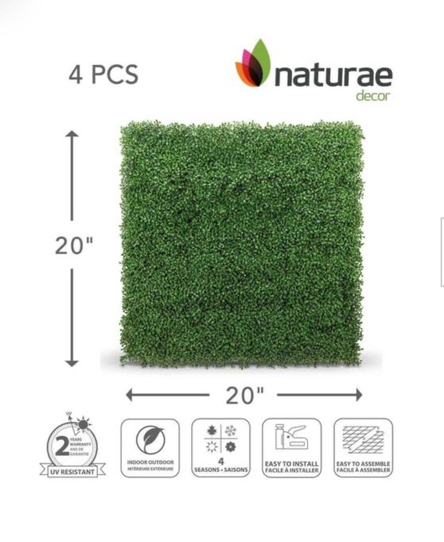 Naturae Decor Hedge Privacy Screen Panel - 4pcs - photo 4