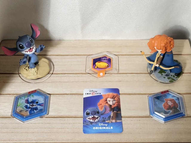 Disney Infinity Stitch and Merida Duo