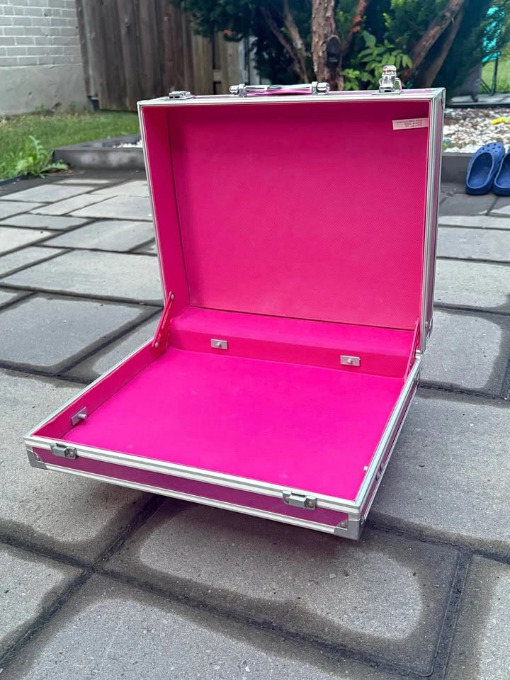 Sparkly Pink Briefcase