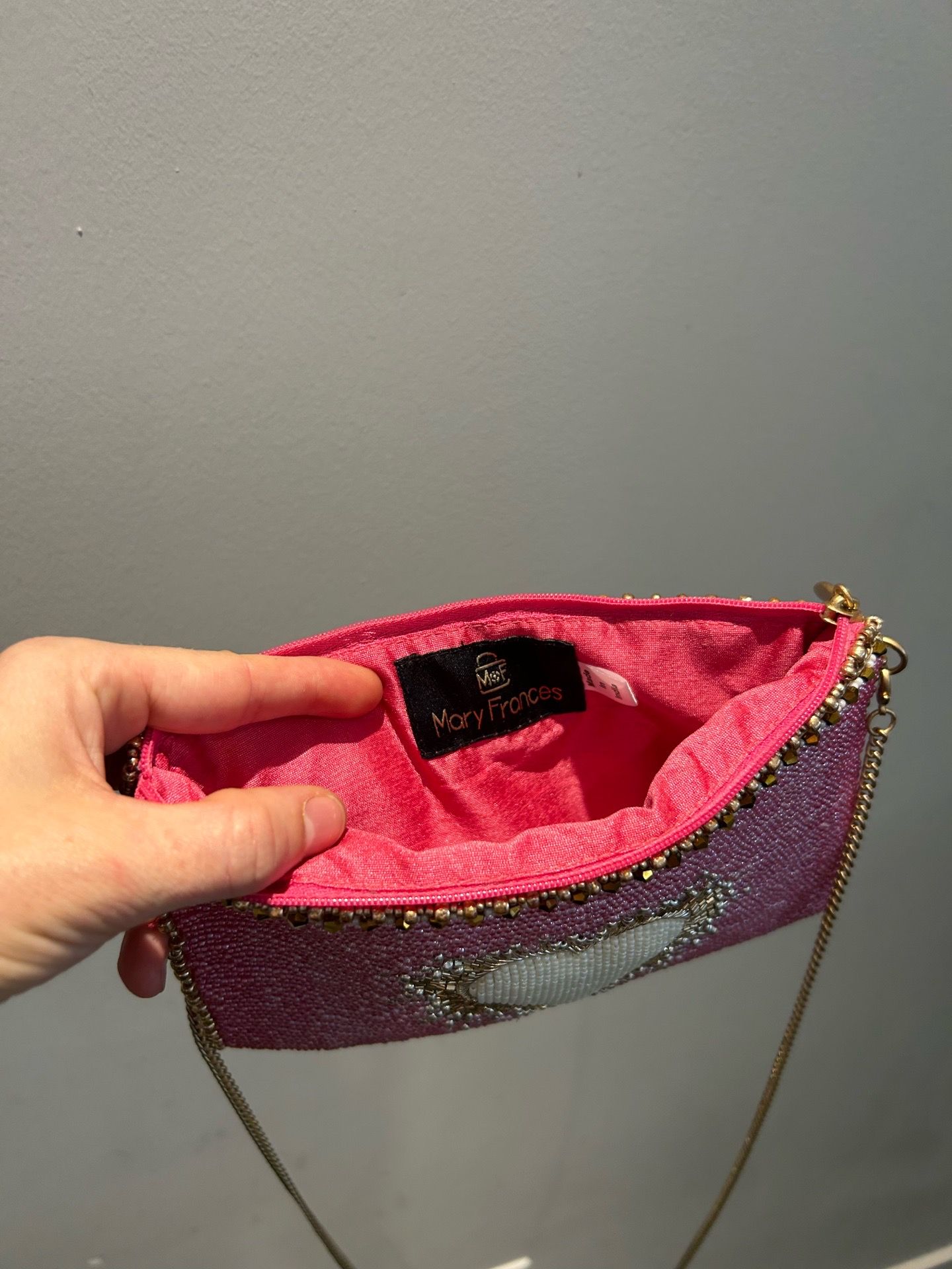 Mary Frances cross-body pink purse - photo 3