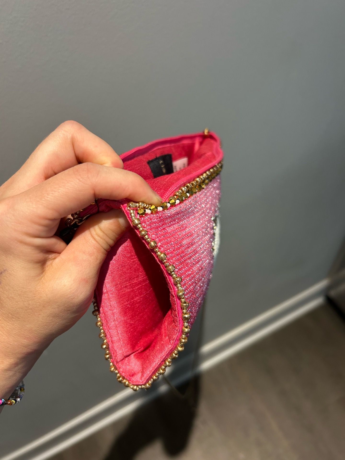 Mary Frances cross-body pink purse - photo 4