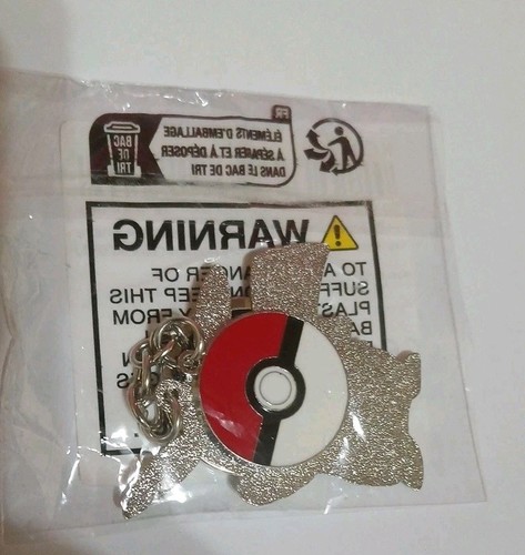 Metal Enamel Pokemon Pikachu And Pokeball Keychain - photo 3