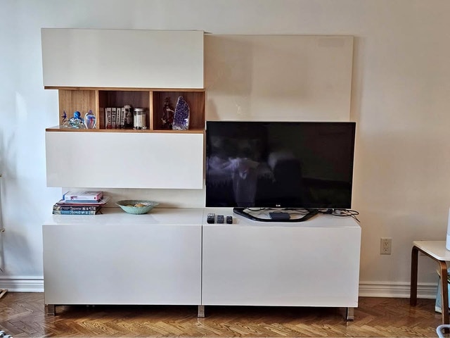 Custom-Made Premium Acrylic TV Unit - Modern 2-Piece