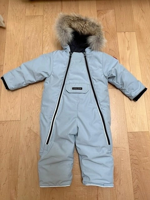 Canada Goose Baby Lamb Snowsuit Heritage in Dawn Blue 12-18M