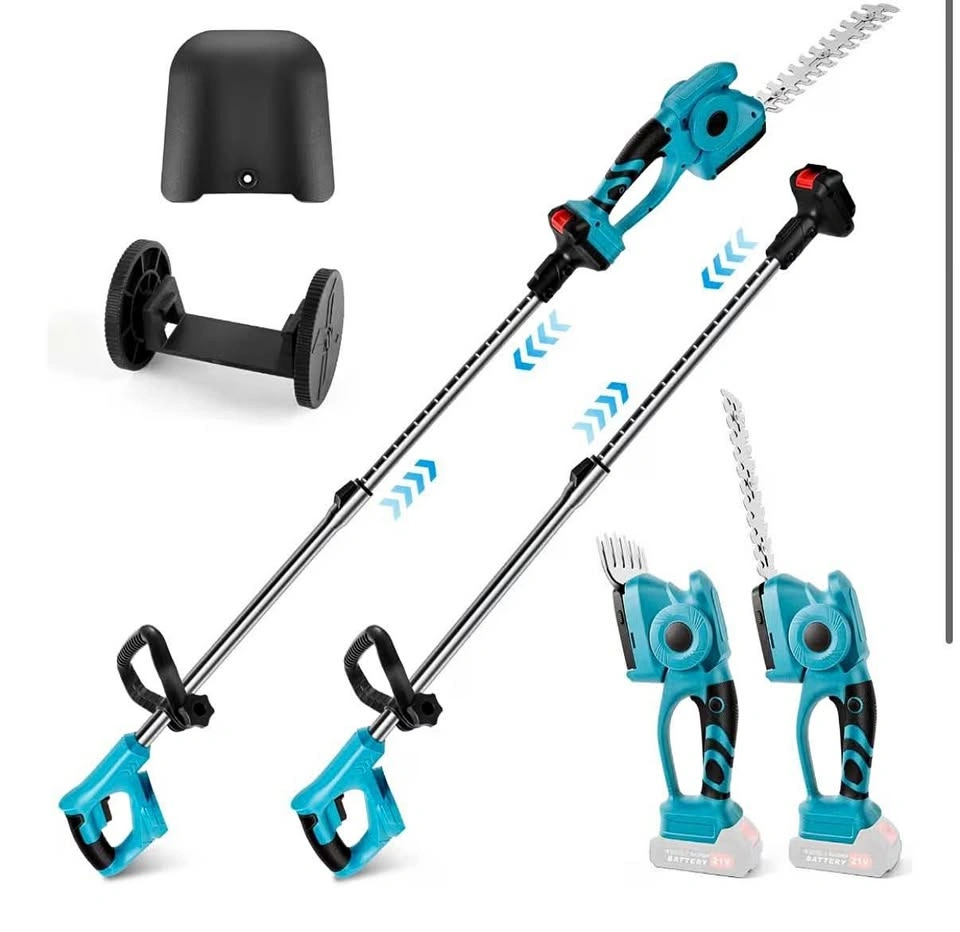 3-in-1 Cordless Pole Hedge Trimmer for Makita 18V Battery