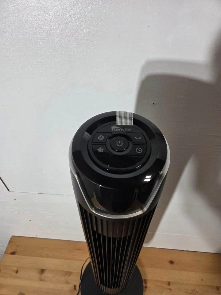 New Senville 42” Oscillating Tower Fan – Remote, Quiet - photo 4