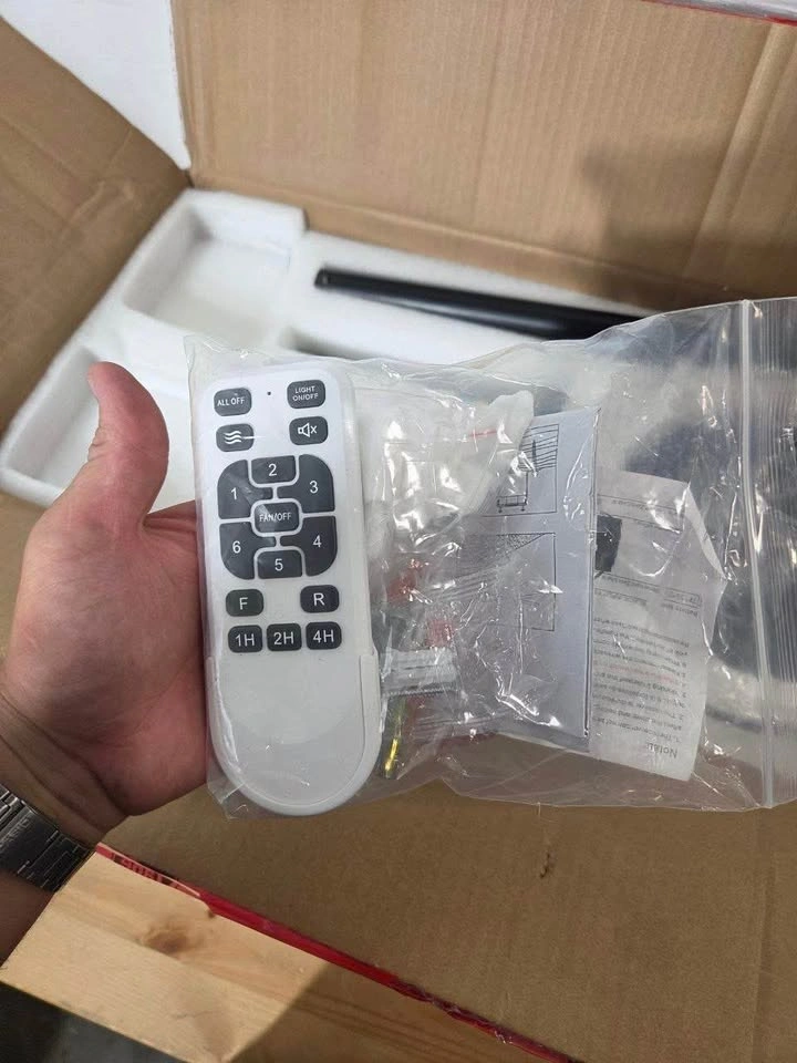 New 72” Black Ceiling Fan – Remote & App Control - photo 4