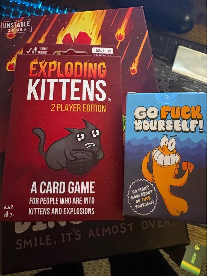 Large Board Game & Card Game Bundle | Exploding Kittens - photo 2