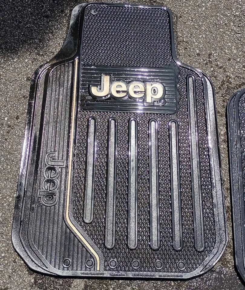 Jeep Car Mats Pair Rubber Used - photo 2